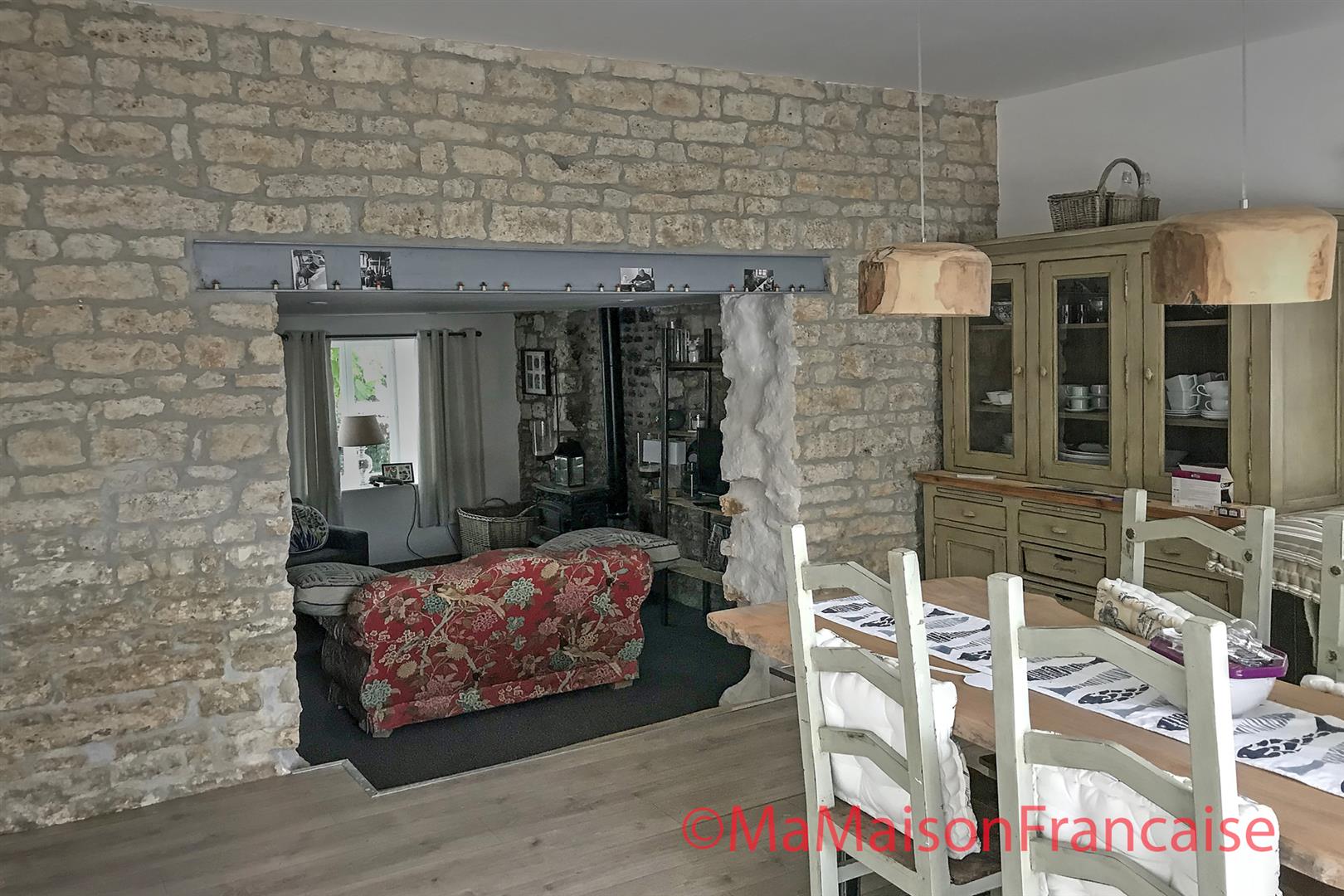 Farmhouse and cottage each with 3 beds/2baths gardens and land of 1 hectare