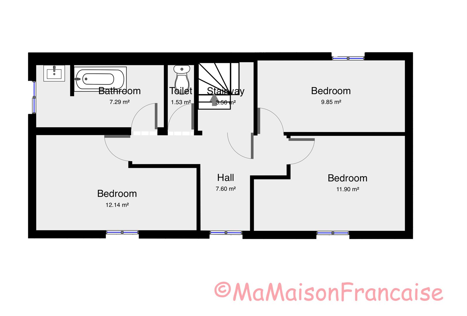 Maison de Maître in large gardens, natural swimming pool & solar panels