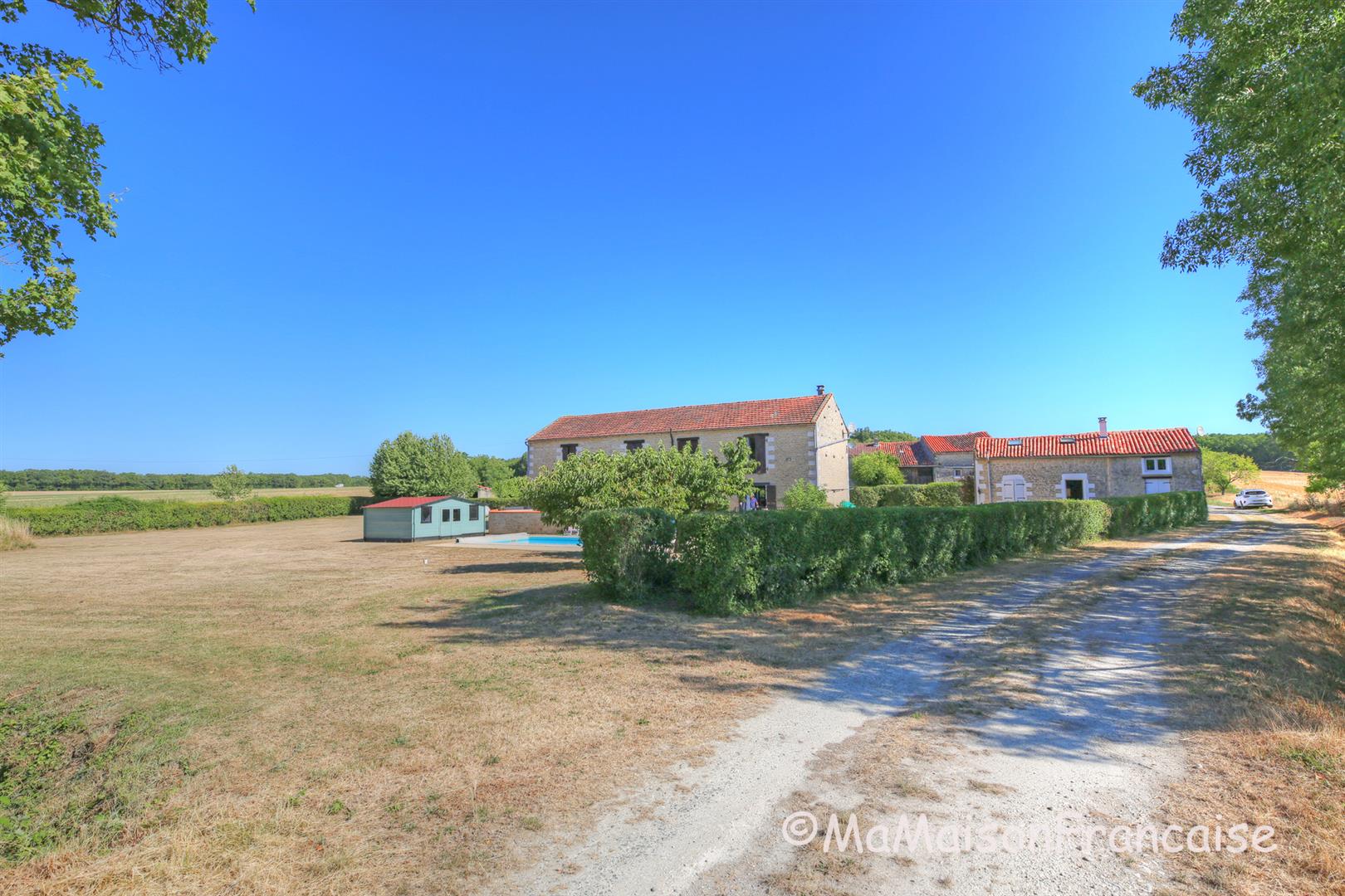 Stunning Detached Barn Conversion with Cottage, Heated Pool, 5 Beds, 4 Baths