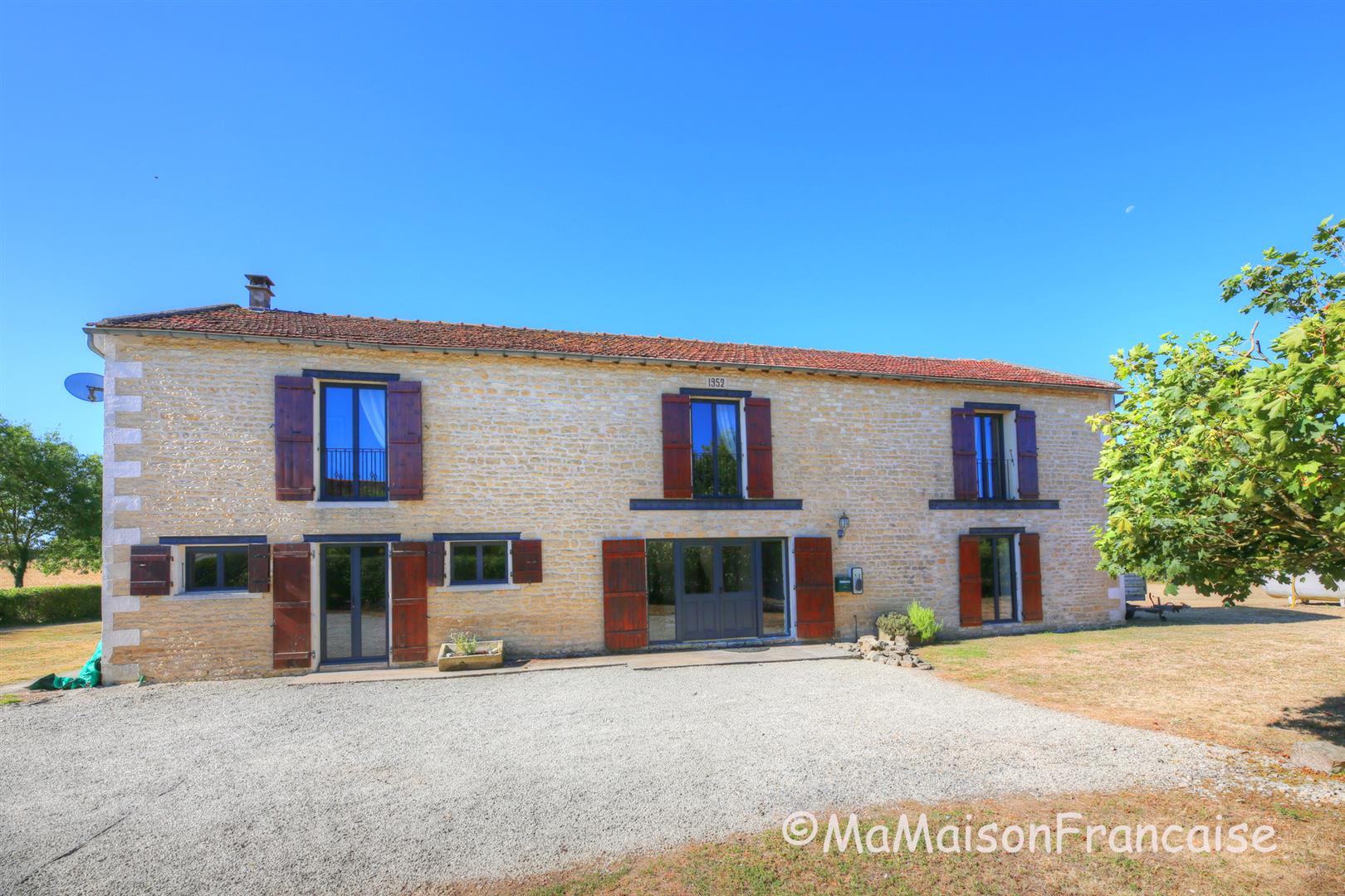 Stunning Detached Barn Conversion with Cottage, Heated Pool, 5 Beds, 4 Baths