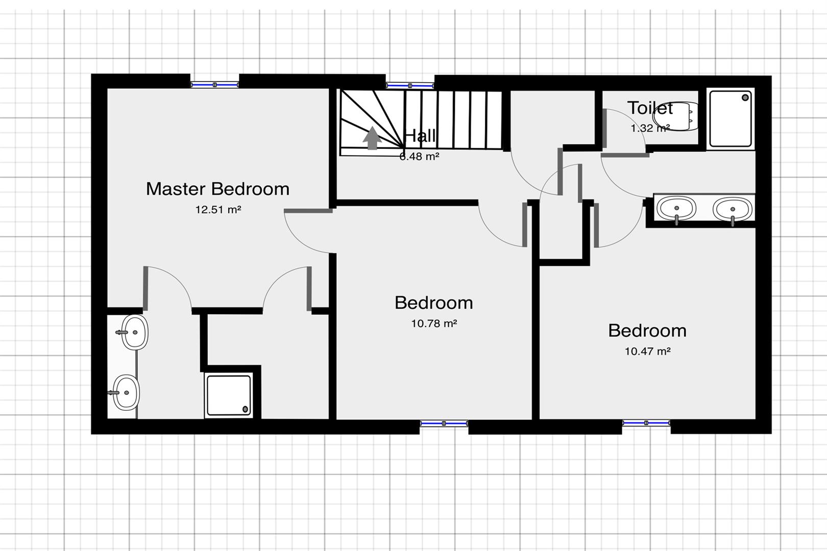 Immaculate village house 3bed/2bath, large gardens next to a golf course